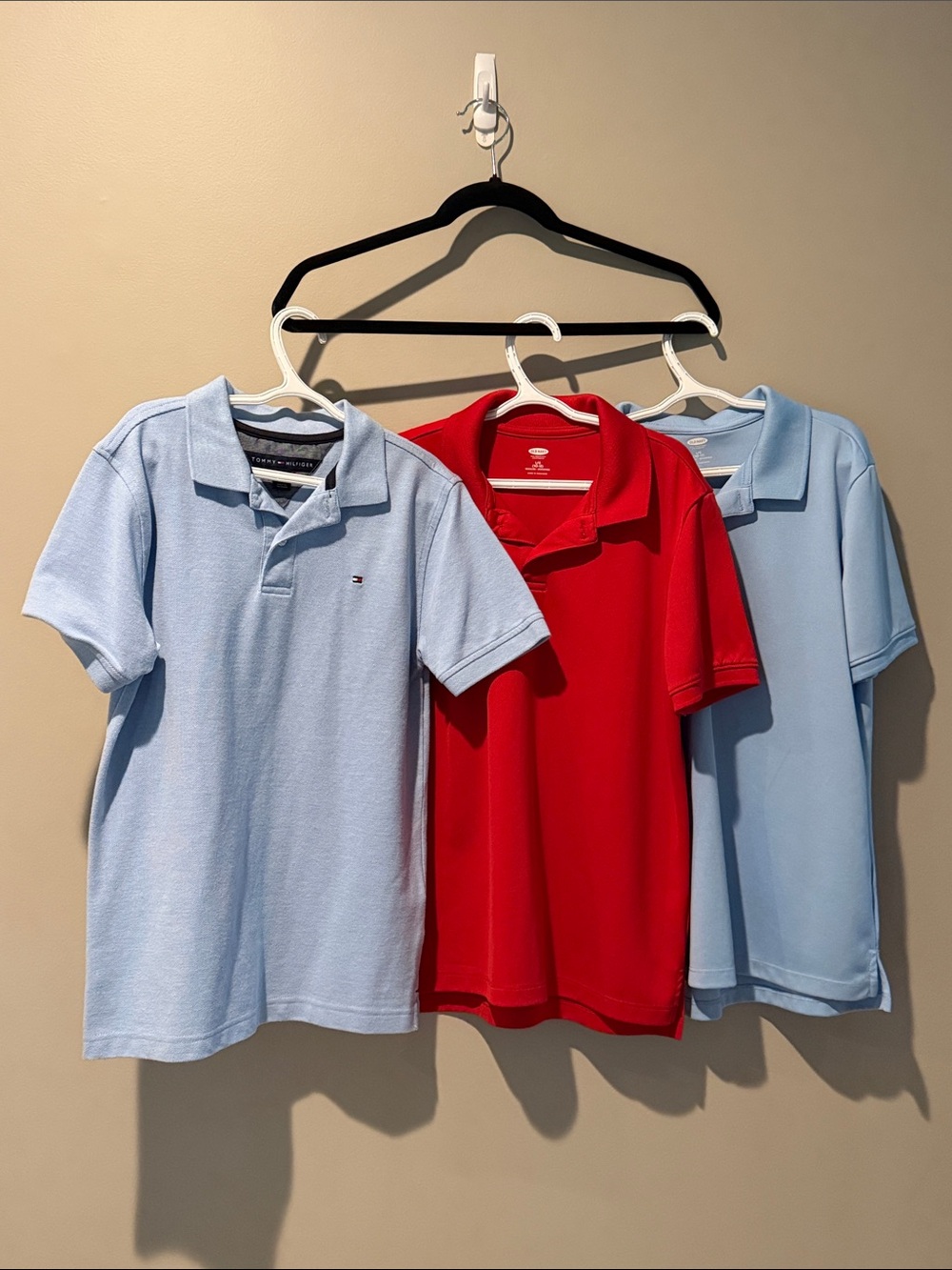 Light Blue & Red Polo Shirt Bundle